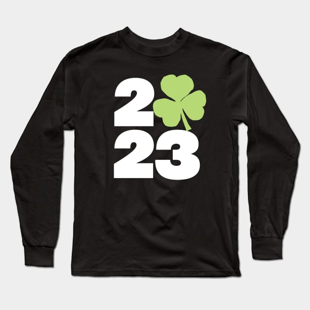 2023 St Patricks Day Long Sleeve T-Shirt by ellenhenryart